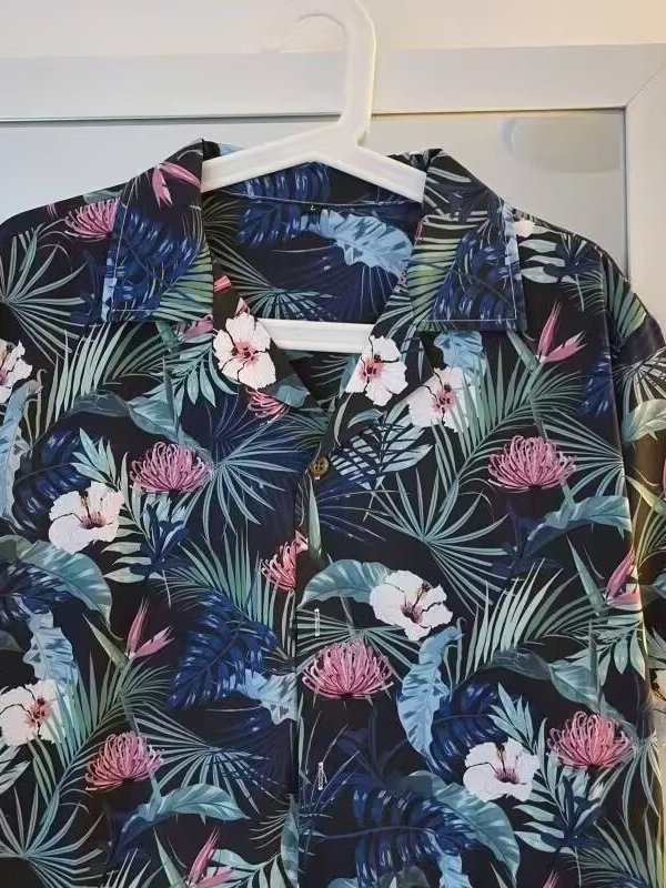 Vintage Thai Floral Shirt Loos - Vintage Hawaiian Floral Shirt recension och pris