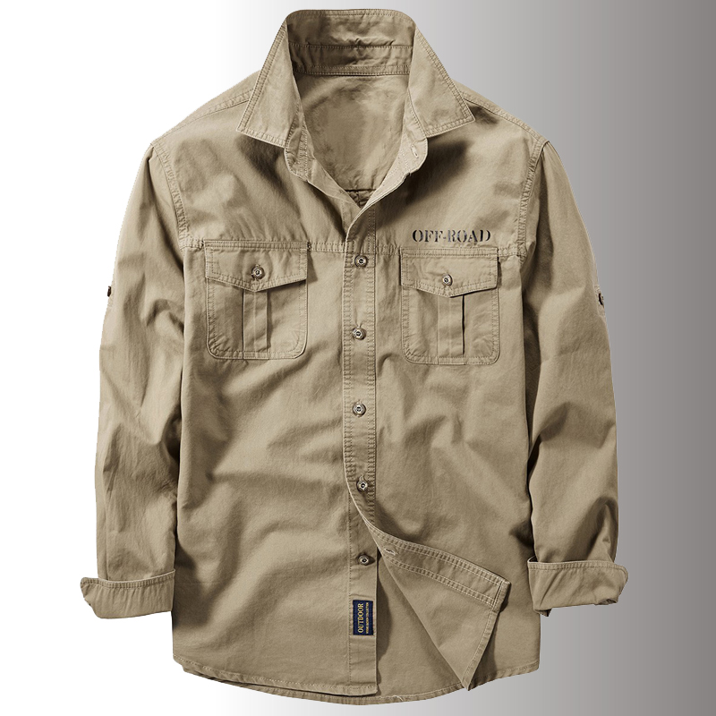 New Men's Spring Multi-pocket  - Tactical Military Shirt Cargo recension och pris
