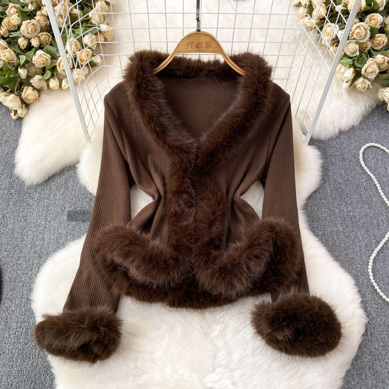 Women Plus Size Faux Fur Splic - Jackets recension och pris