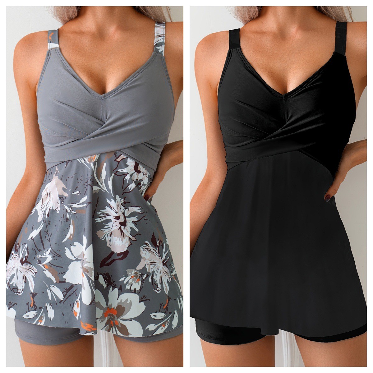 Swimsuit Woman Tankini Two Pie - Shorts recension och pris