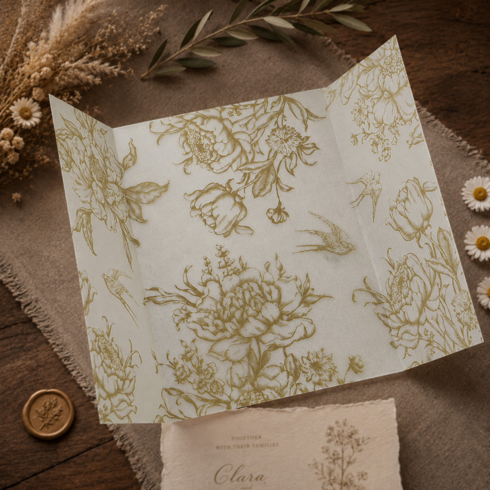 20/50pcs Vellum Wrap with Mono - Jackets recension och pris