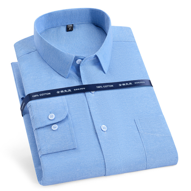 Oversize 11XL 10XL 9XL  Qualit - Oxford Cotton Casual Shirt Business recension och pris