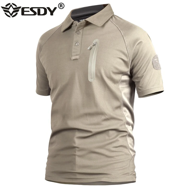 2025 Summer Mens Short Long Sl - Tactical Military Shirt Cargo recension och pris