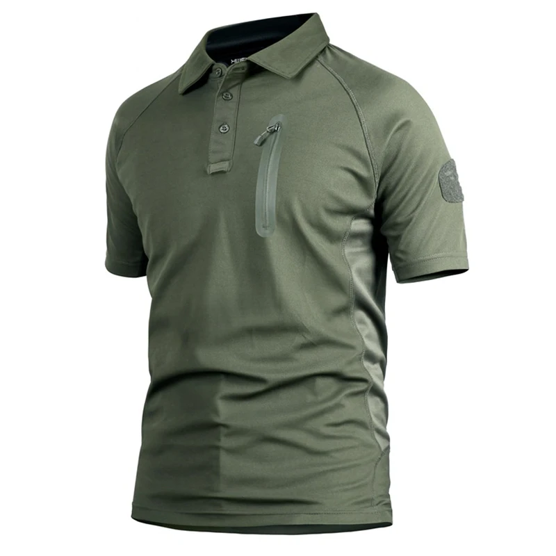 2025 Summer Mens Short Long Sl - Tactical Military Shirt Cargo recension och pris