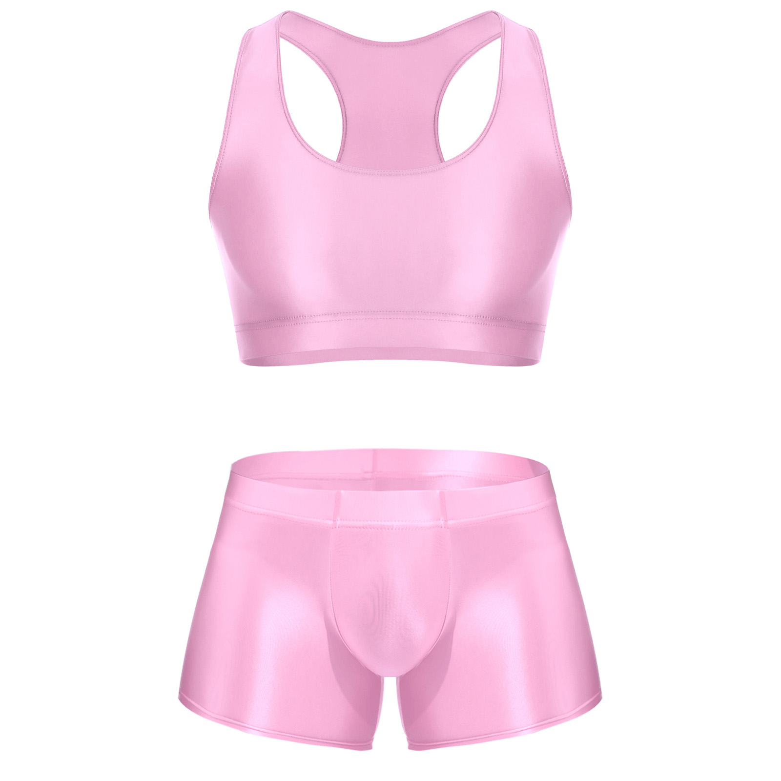 Men Glossy Stretchy Fitness Ou - Underwear recension och pris