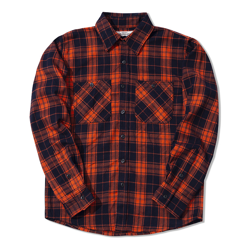Autumn Winter Fashion Men's Cl - Flannel Plaid Shirt Heavy Weight recension och pris