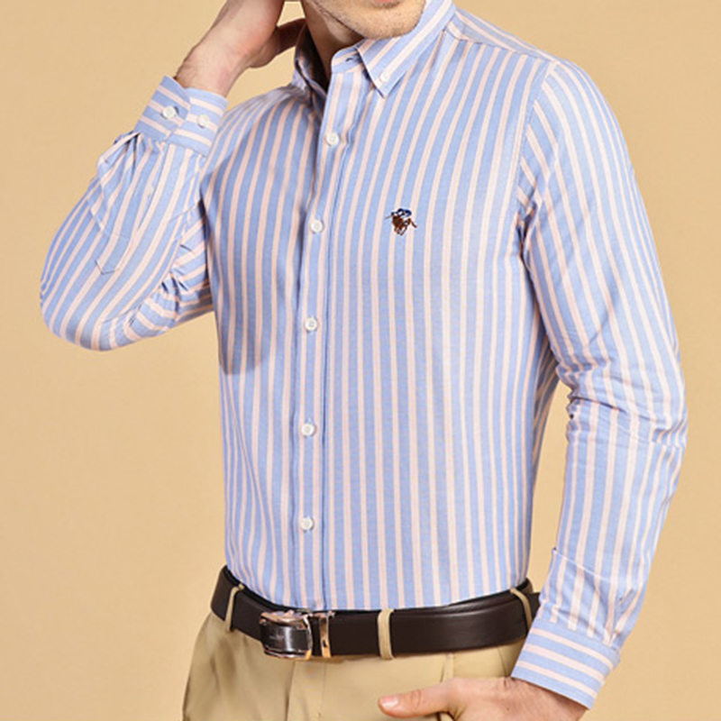 New 100% Cotton Smart Casual L - Oxford Cotton Casual Shirt Business recension och pris