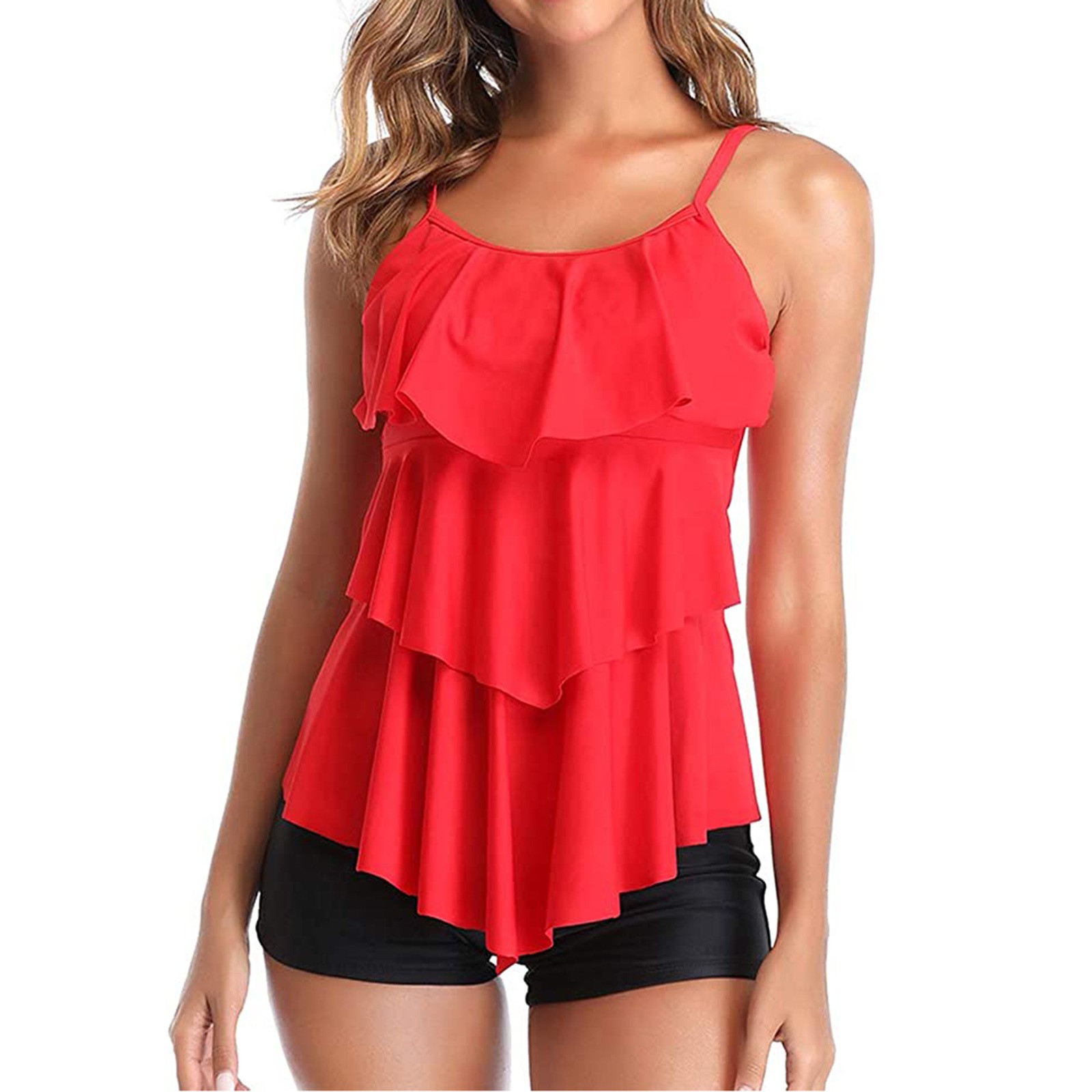 Woman Bikini Floral Print Tank - Shorts recension och pris