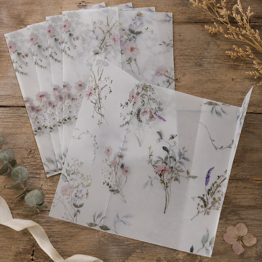 20/50pcs Vellum Wrap with Wate - Jackets recension och pris