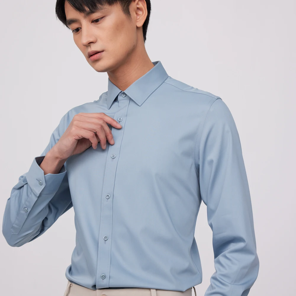 Men's Business Non-Iron Shirt  - Breathable Bamboo Fiber Shirt Non Iron recension och pris
