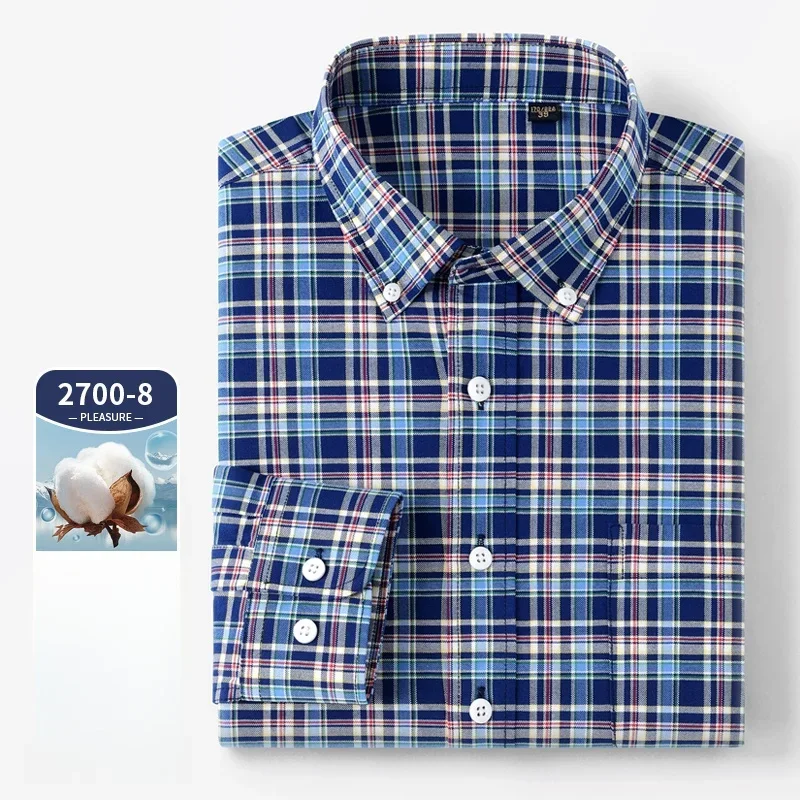 High Quality Long sleeve Shirt - Oxford Cotton Casual Shirt Business recension och pris