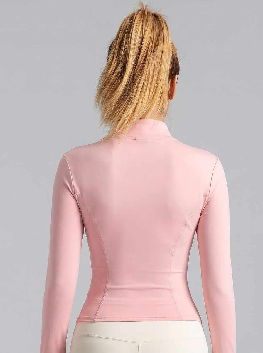 New Women Light Pink Yoga Coat - Jackets recension och pris