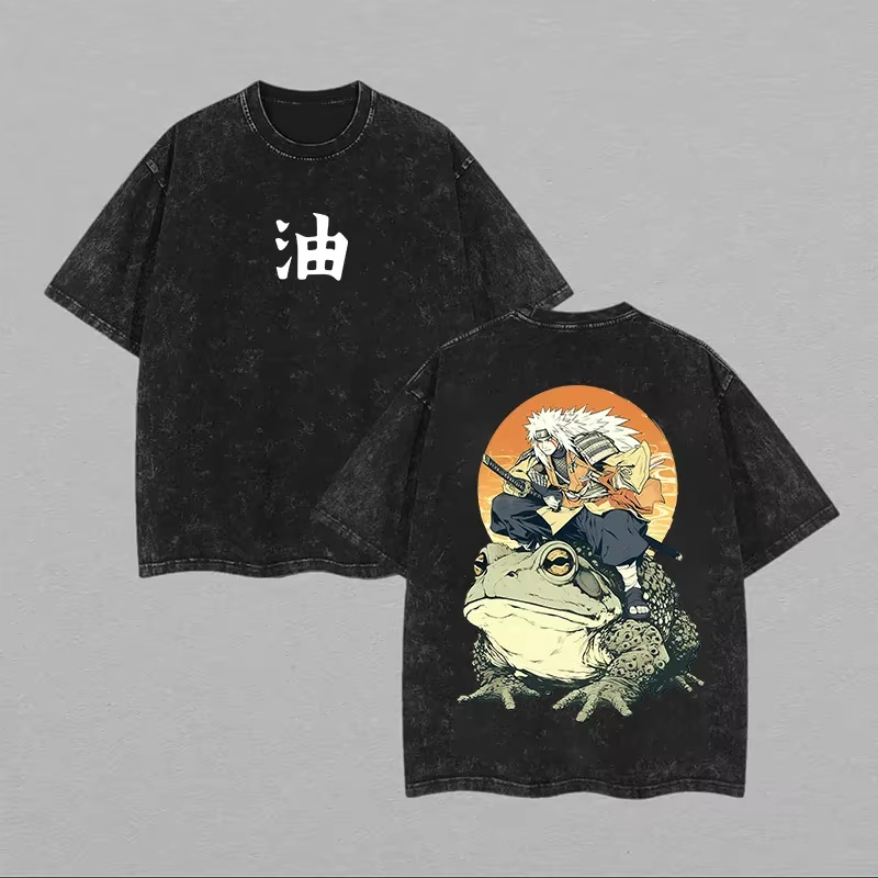 2026 Jiraiya T Shirt Naruto To - Acid Wash Vintage Graphic T Shirt recension och pris