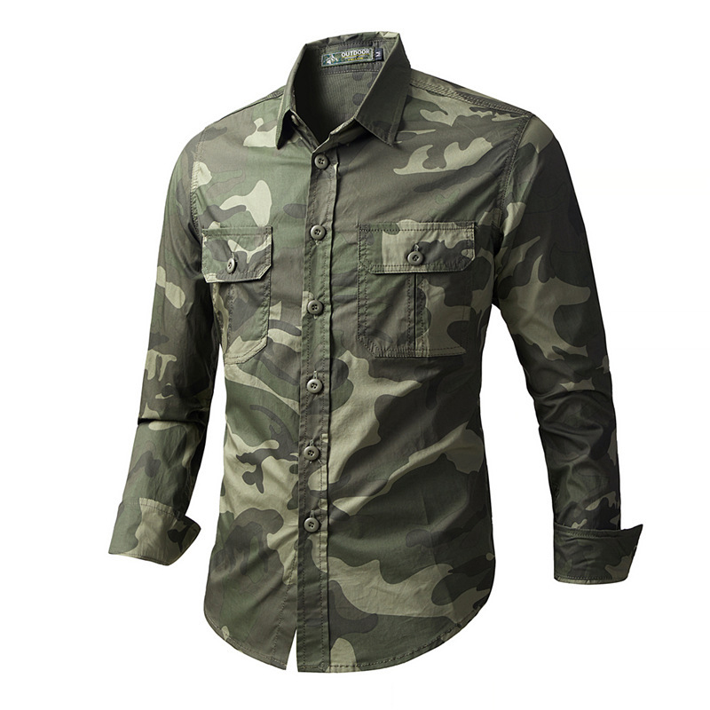 Spring Autumn Men's Tactical C - Tactical Military Shirt Cargo recension och pris