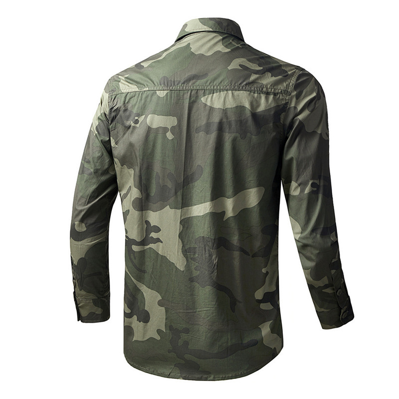 Spring Autumn Men's Tactical C - Tactical Military Shirt Cargo recension och pris