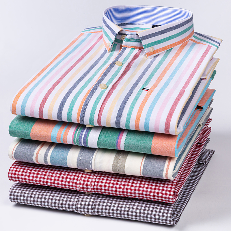 Pure Cotton High Quality Busin - Oxford Cotton Casual Shirt Business recension och pris