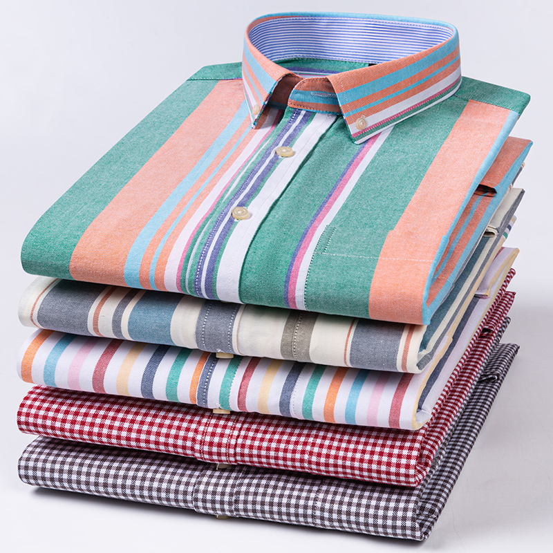 Pure Cotton High Quality Busin - Oxford Cotton Casual Shirt Business recension och pris