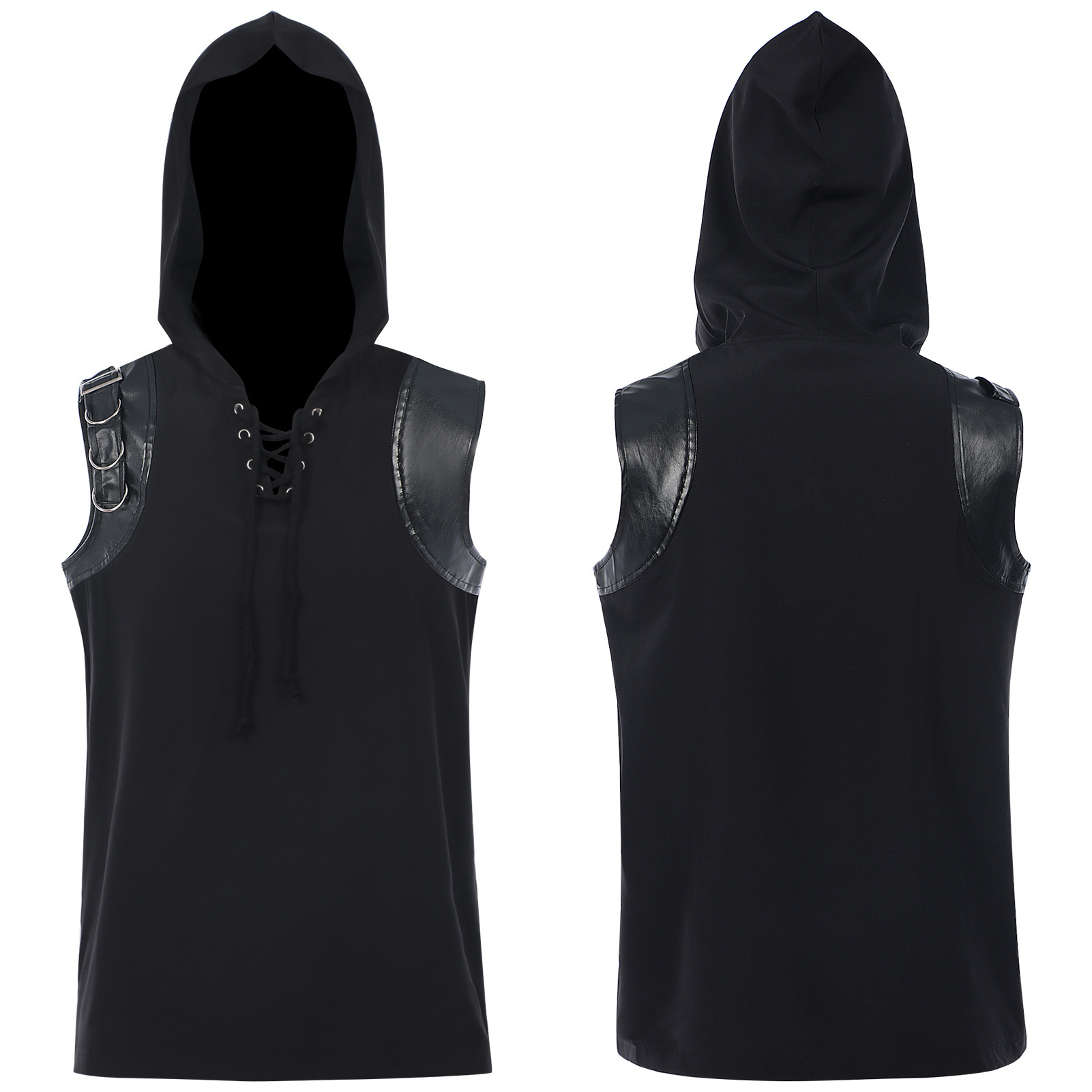 Men's Medieval Pirate Shirts L - Medieval Gothic Lace Up Pirate Shirt recension och pris