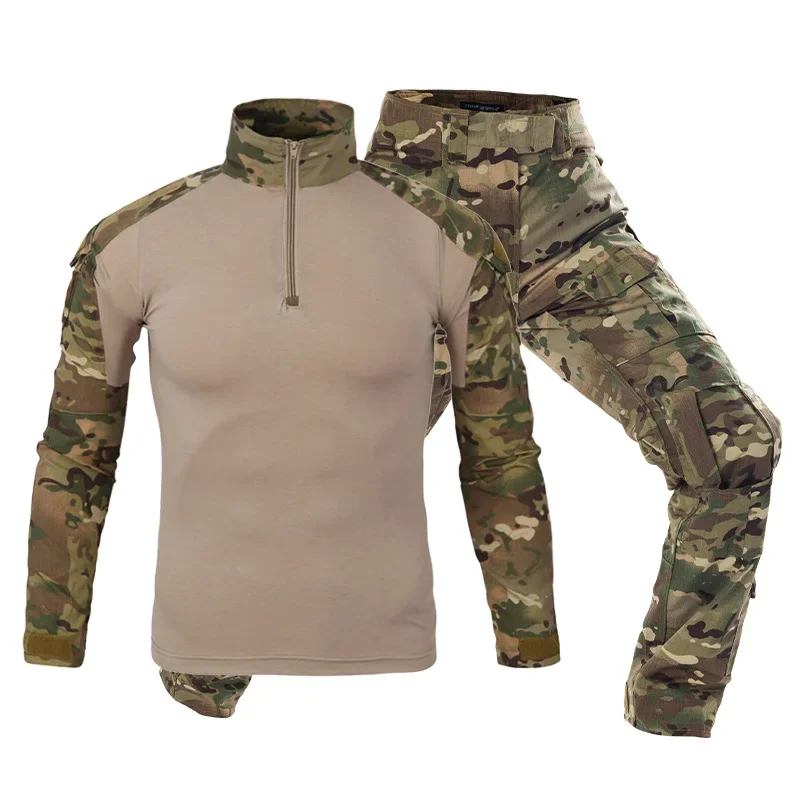 Men's Tactical Combat Uniform  - Tactical Military Shirt Cargo recension och pris