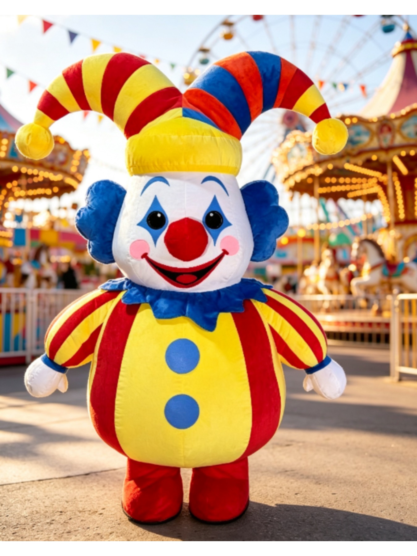 Inflatable Circus Clown Mascot - Suits recension och pris