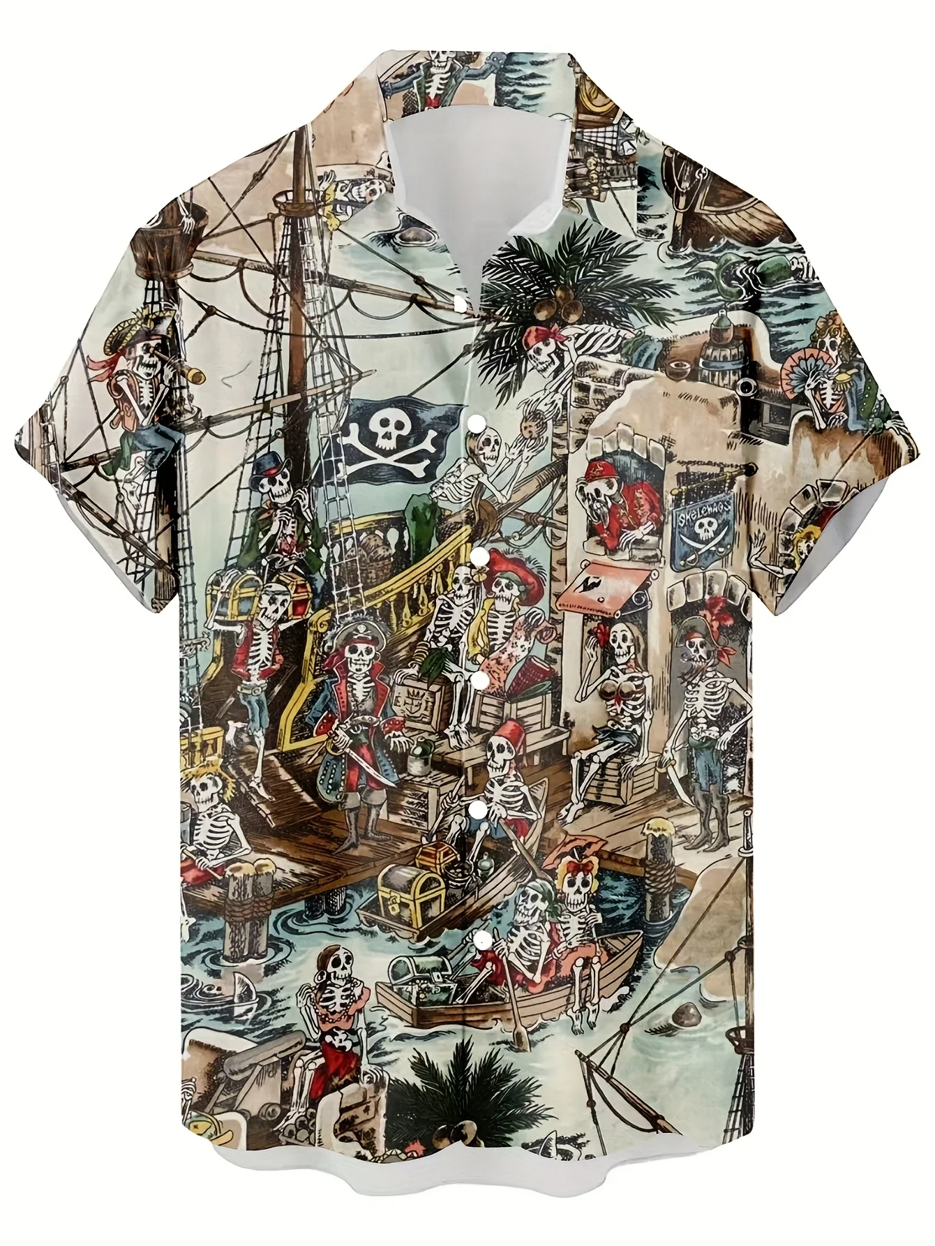 Men Vintage Classic Car Palm T - Vintage Hawaiian Floral Shirt recension och pris