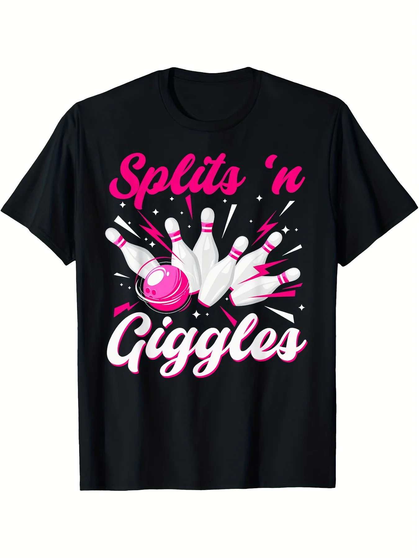 Funny Bowling Themed T-Shirt f - Short Sleeve Bowling Shirt Retro recension och pris