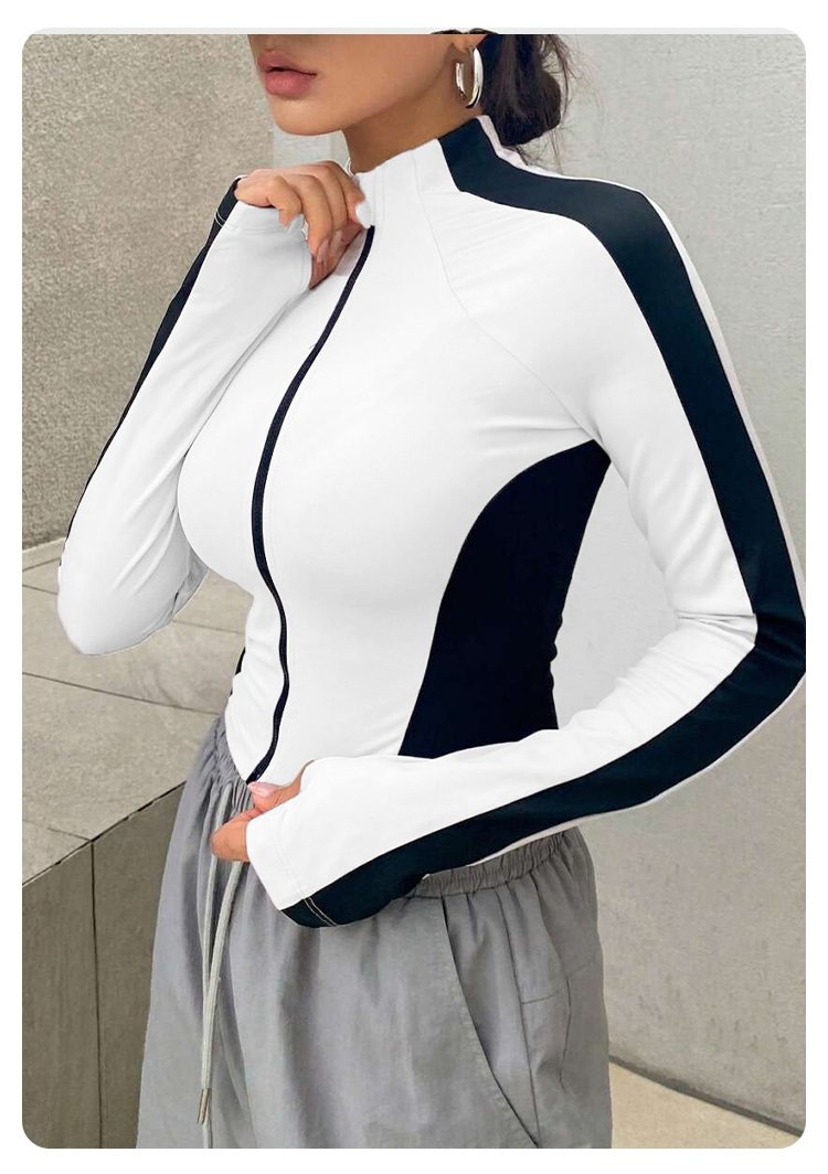 Yoga Clothes Stand Up Collar J - Jackets recension och pris