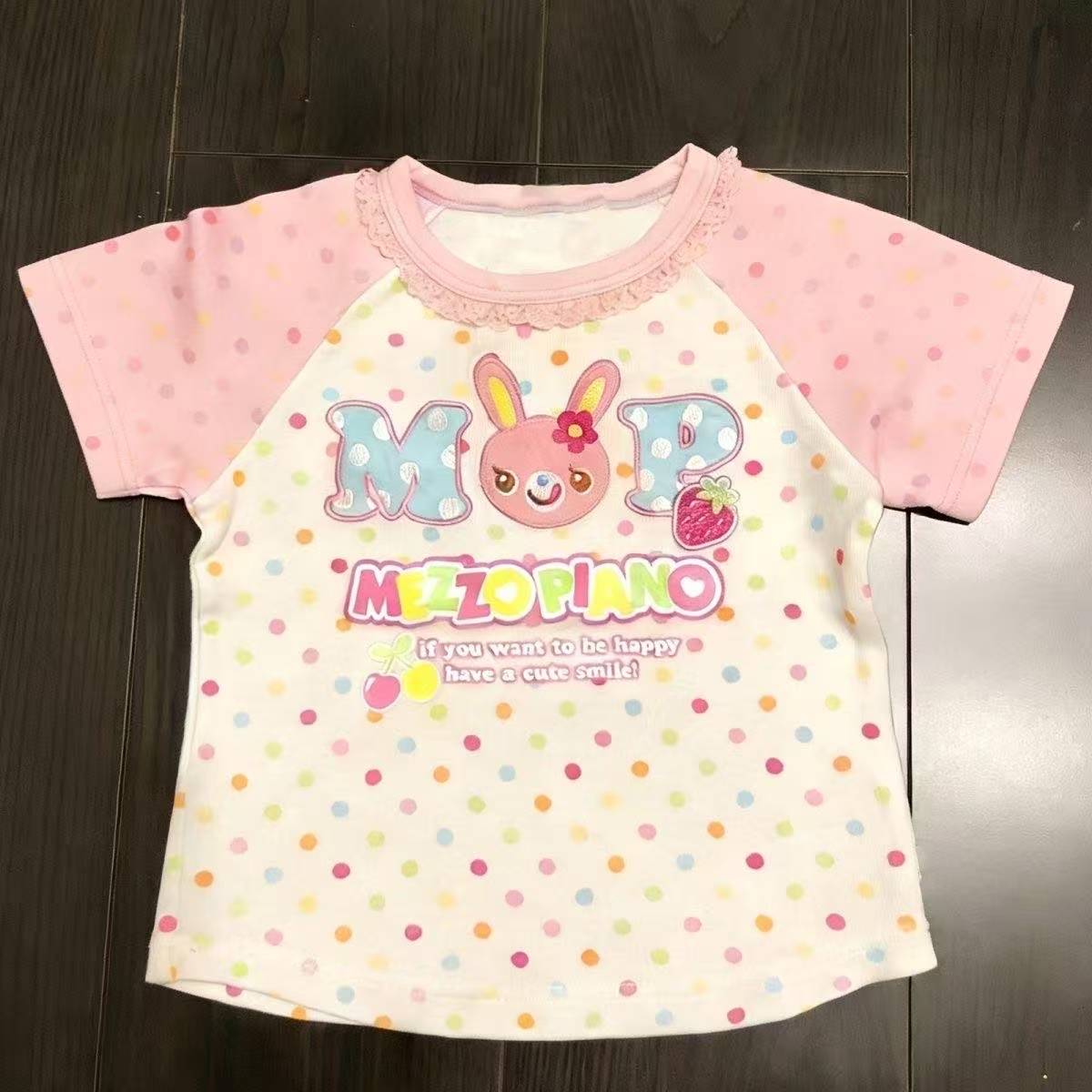 Y2K Cute Printed T Shirt Crop  - Shirts recension och pris