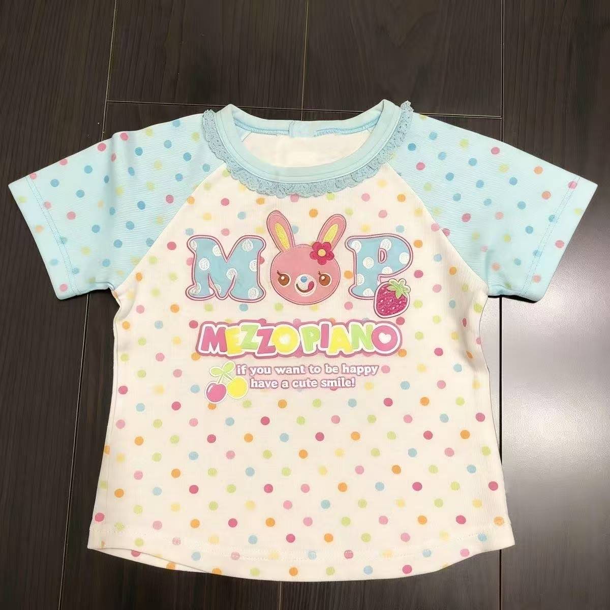 Y2K Cute Printed T Shirt Crop  - Shirts recension och pris