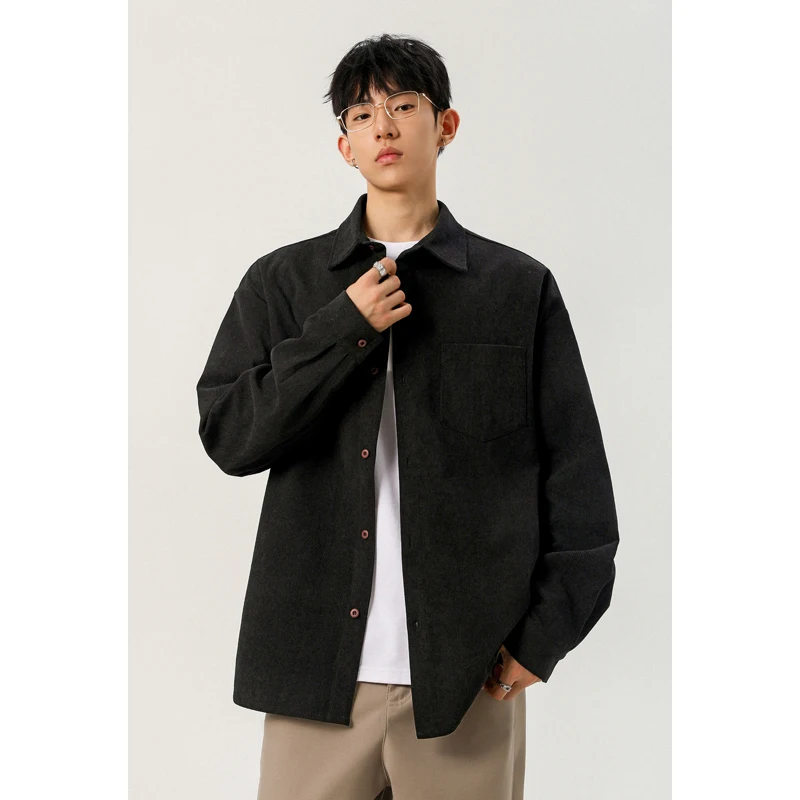 Male Button‑Up Corduroy Top La - Corduroy Button Up Shirt Men recension och pris