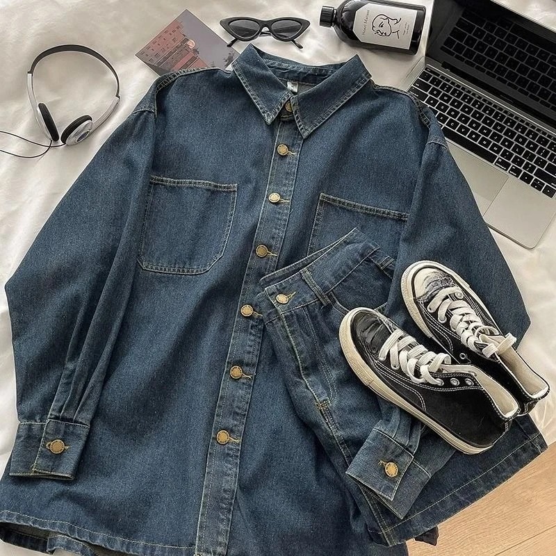 Y2K Denim Skirt Set: Vintage J - Jackets recension och pris