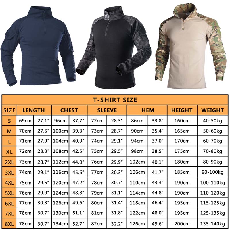 Combat Shirts Camo Cargo Sport - Tactical Military Shirt Cargo recension och pris