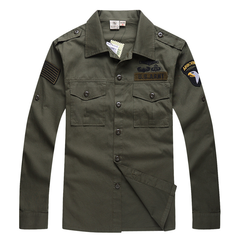 Men's Cotton Military Enthusia - Tactical Military Shirt Cargo recension och pris