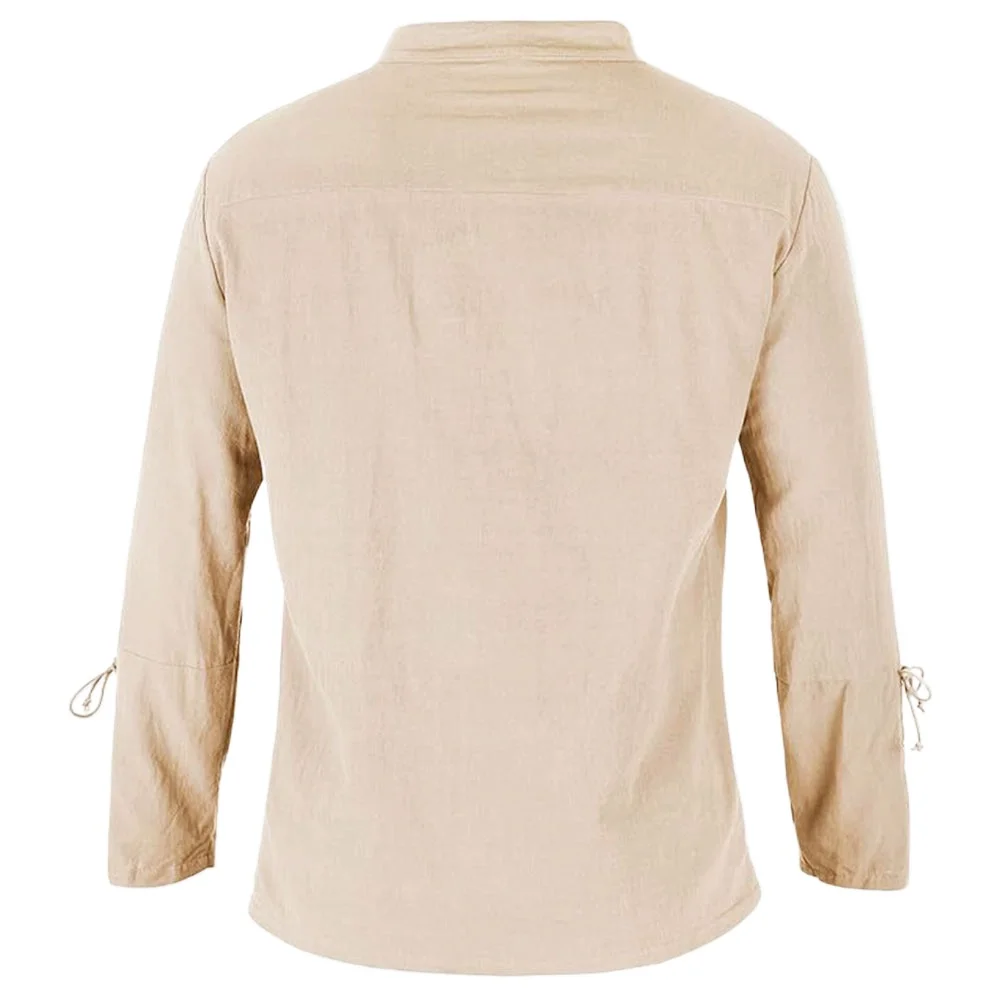 Men's Long Sleeve Shirts Lace  - Medieval Gothic Lace Up Pirate Shirt recension och pris