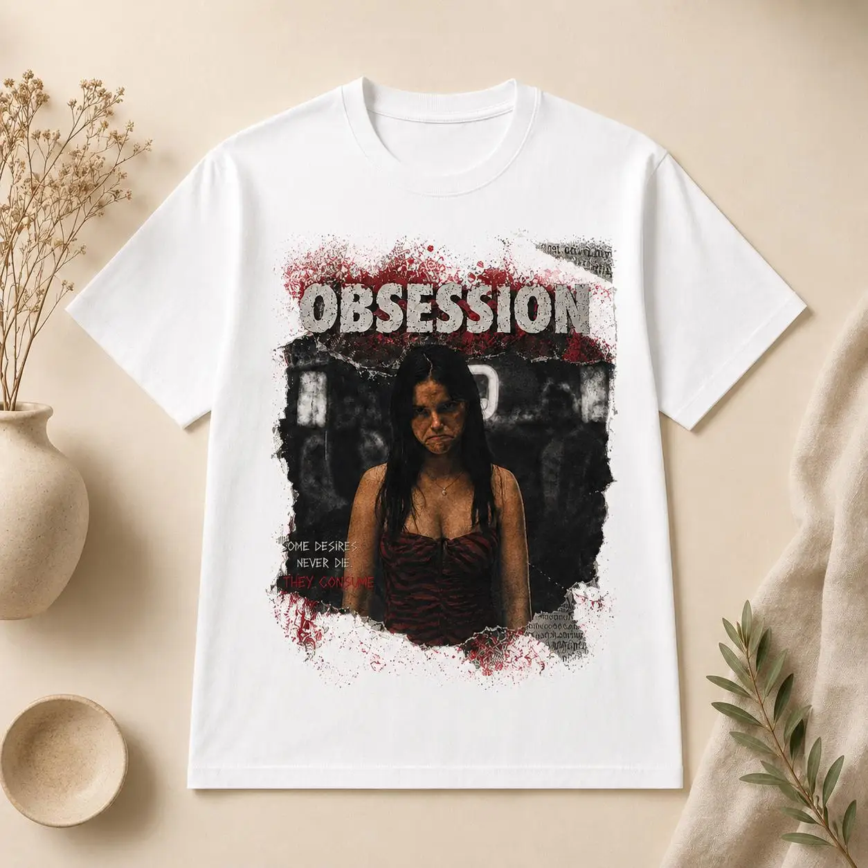 Obsession Graphic T-Shirt, Vin - Acid Wash Vintage Graphic T Shirt recension och pris
