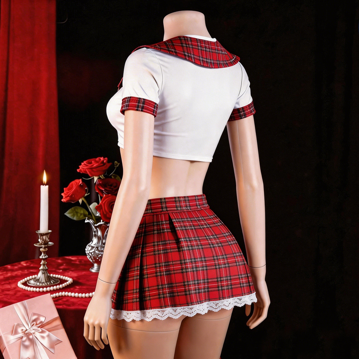 Red Sexy Lingerie Woman Porno  - Underwear recension och pris