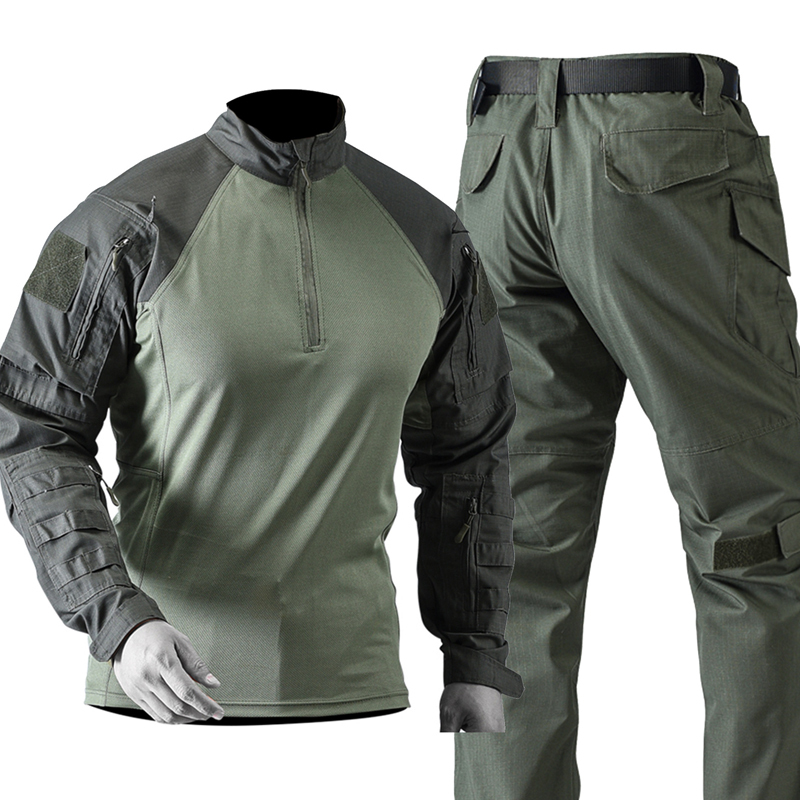 Men's Tactical Combat Uniform  - Tactical Military Shirt Cargo recension och pris