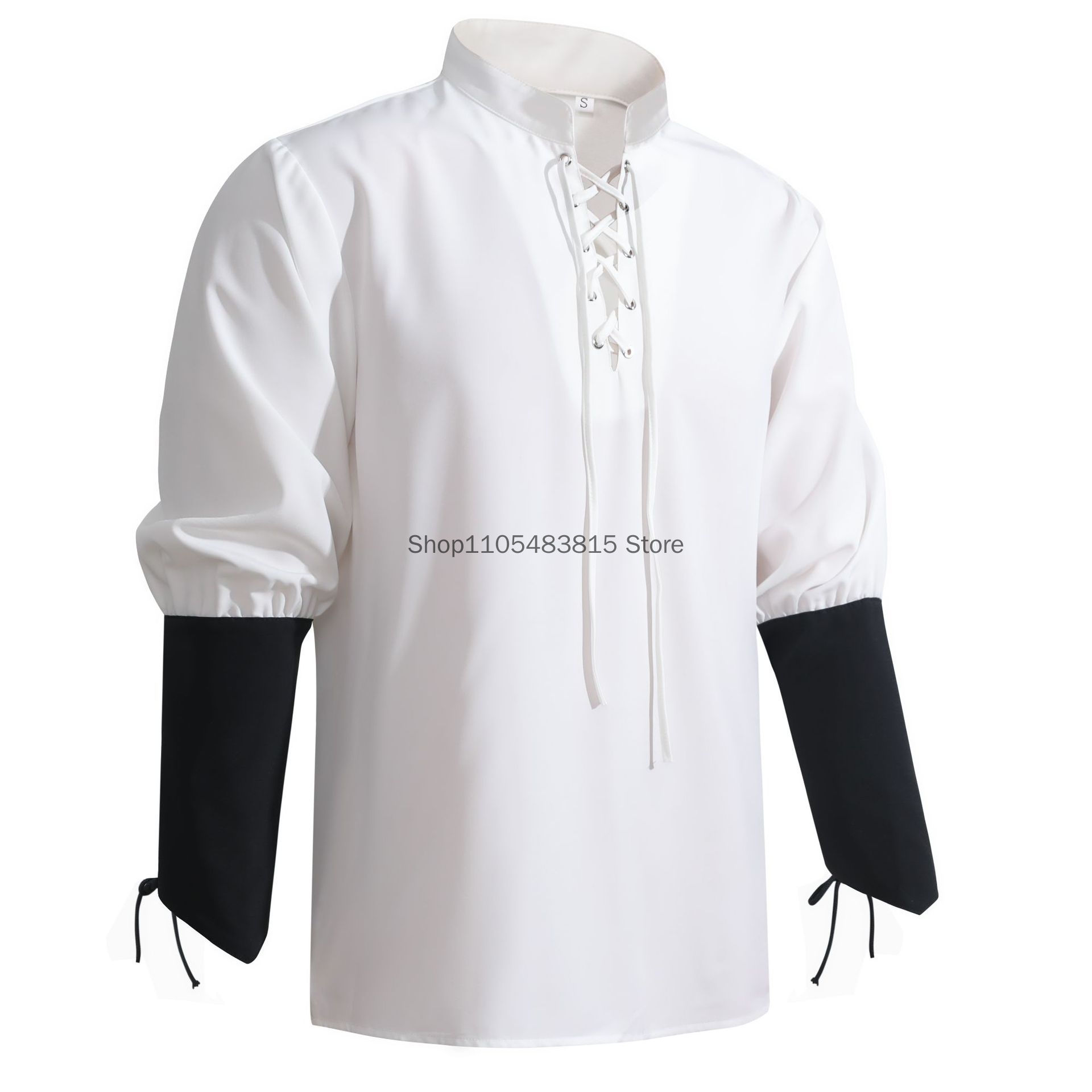 Pirate Shirt for Men - Medieva - Medieval Gothic Lace Up Pirate Shirt recension och pris