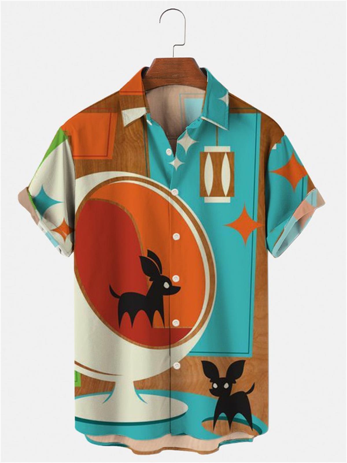Men's Hawaiian T-Shirt, 3d Flo - Vintage Hawaiian Floral Shirt recension och pris